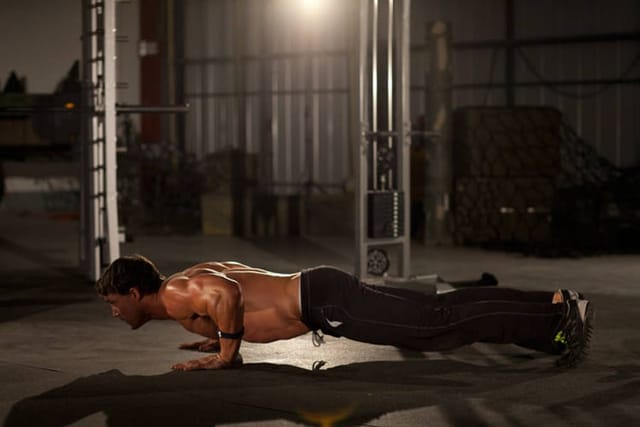 Clock Push-Up, finish position
