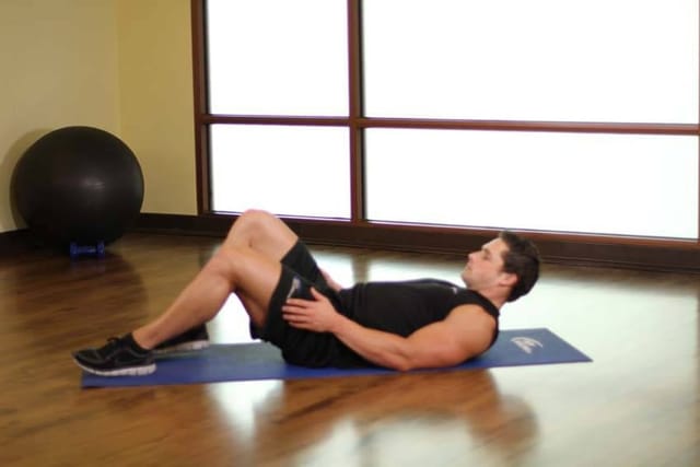 Figure-Four Stretch, start position
