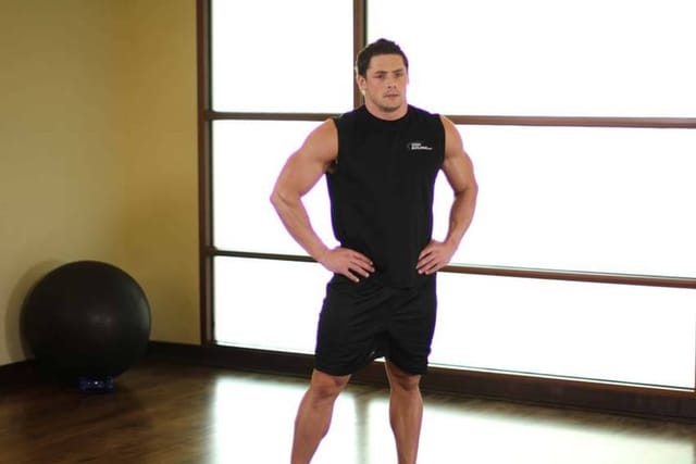 Side Neck Stretch, start position