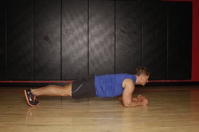 Plank, finish position