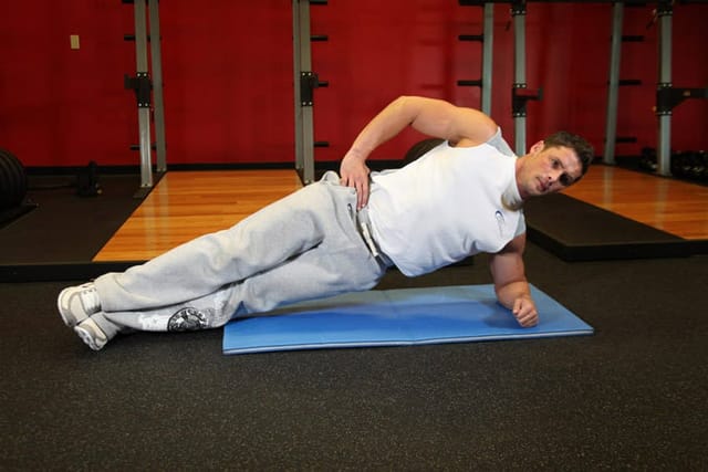 Side Plank, finish position