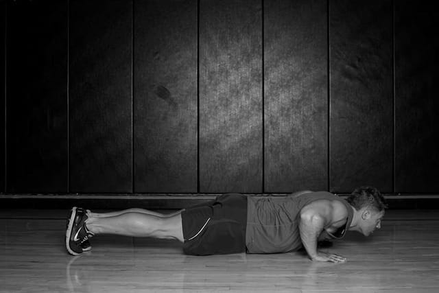 Push-up, finish position